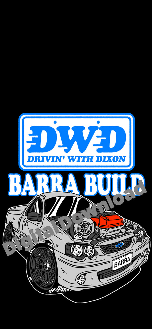 Barra Build - Phone Lock Screen - 1 x entry